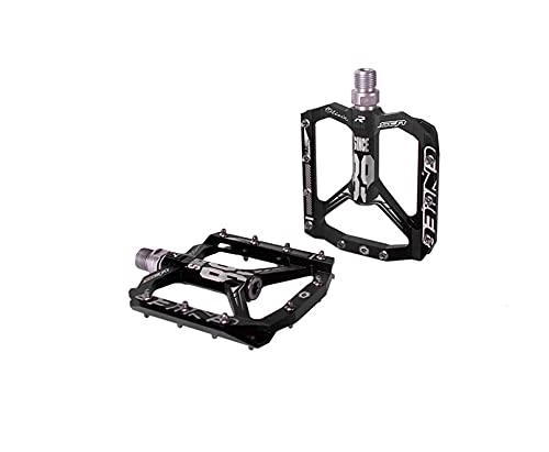 Mountain Bike Pedal : NBXLHAO Bicycle Pedals Ultralight Bicycle Pedal All MTB Mountain Bike Pedal Material Aluminum Pedals Bearing Bicycle Pedals, Black