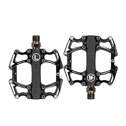 Mountain Bike Pedal : NCKPDL Mountain Bicycle Pedals Wide Platform Bike Pedals Double MTB Pedals Bike Mountain Bike Flat Pedals Cycling Pedals