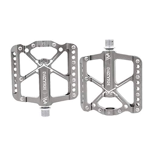 Mountain Bike Pedal : NHP Bicycle pedals, 3 bearings, general road bike accessories, aluminum alloy pedals, mountain bike pedals