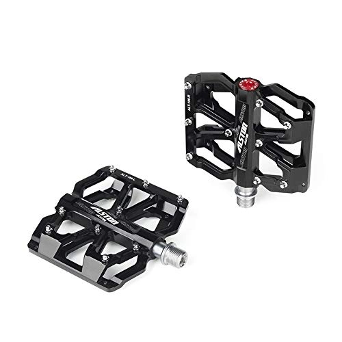 Mountain Bike Pedal : NLJYSH Mountain Bike Pedals High-Strength Strong Colorful Aluminum Alloy CNC Machined Sealed 3 Bearing Pedals for BMX MTB 9 / 16 durable