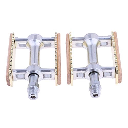 Mountain Bike Pedal : Nobranded Bike Pedals Mountain Road Flat Platform Cycling Bearings Pedals - Gold