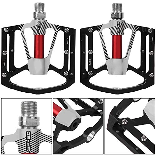 Mountain Bike Pedal : nobrands Fashion Bike Pedals, Aluminium Alloy Wear Resistant for Mountain Bicycle(black)