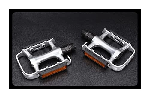 Mountain Bike Pedal : NOPHAT Ultra Light Bearing Pedal M248 Road Bike Pedal Aluminum Alloy Mountain Bike Parts (Color : White)