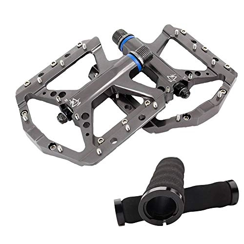 Mountain Bike Pedal : NXXML Bicycle Pedals, MTB Bike Pedals, CNC Machined Aluminum Alloy Body Cr-Mo 9 / 16", Ultralight BMX Bicycle Road Bike Hybrid Pedals