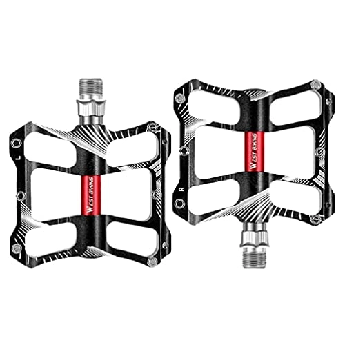 Mountain Bike Pedal : Nysunshine Ultralight MTB Mountain / Road Bike Pedals Black / Silver Aluminum Aloy Anti-Skid Bicycle Flat Pedals Bicycle Accessories bicycle pedal straps for toddlers