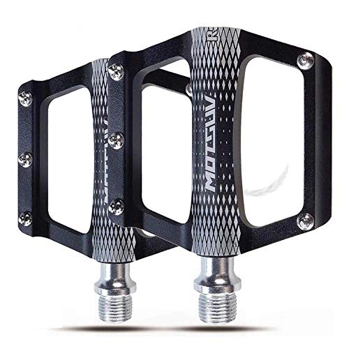 Mountain Bike Pedal : NZKW 9 / 16 Inch Bike Pedals, Cycling Bicycle Bearing Pedals For Road Bike Mountain Bike Road Vehicles And Folding, 1 Pair universal