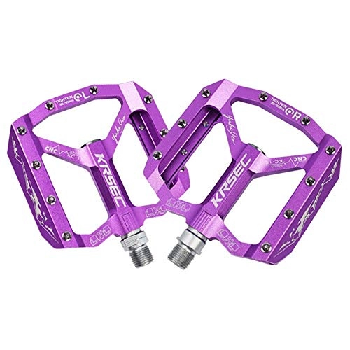 Mountain Bike Pedal : NZKW Mountain Bike Pedals, 1 Pair Durable Aluminum Bearing Bicycle Pedals, 9 / 16 Platform Cycling Pedals For Mountain And Road Bicycles universal