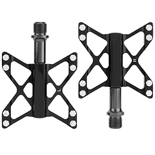 Mountain Bike Pedal : Okuyonic Pedals Bicycle Replacement Tool durable Aluminium Alloy Mountain Road Bike Lightweight Pedals High robustness for School Sports for trail riding(black)