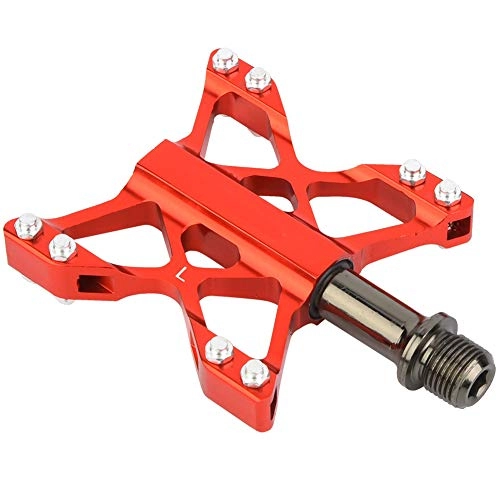 Mountain Bike Pedal : One Pair Aluminium Alloy Mountain Road Bike Lightweight Pedals Bicycle Replacement