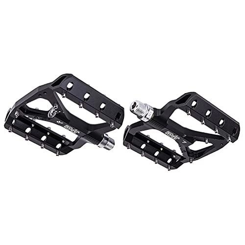 Mountain Bike Pedal : One Pair Bicycle Pedals High Hardness Aluminum Alloy Pedals Easy to Install Widely Used Mountain Bike Pedals for Outdoor Cycling (Color : B)