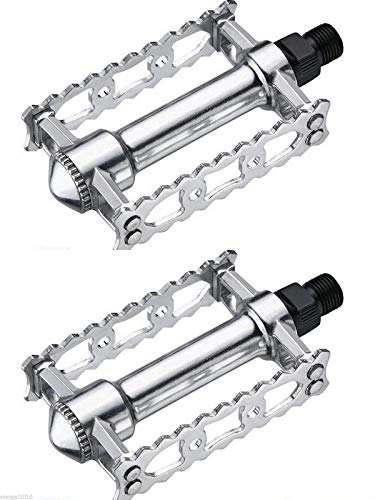 Mountain Bike Pedal : ONOGAL 2 x pedals bicycle ball bearings made of polished aluminium steel 2894