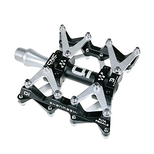 Mountain Bike Pedal : Outdoor Aluminum Alloy Mountain Bike CNC 9 / 16 Spindle Three Pcs Sealed Bearing Bicycle Pedals