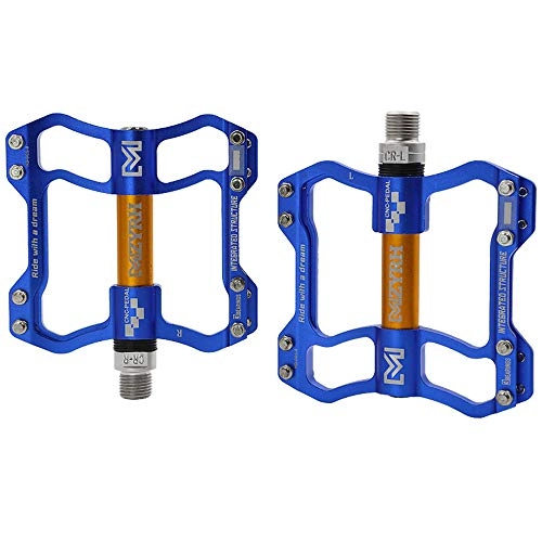 Mountain Bike Pedal : outdoor equipment Mountain bike pedals, non-slip seal aluminum alloy pedal bicycle pedals, universal road bike pedals ZDDAB