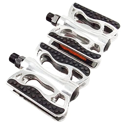 Mountain Bike Pedal : Pair Aluminium Alloy Mountain Bike Pedals Long Service Life Not Easy To Fade Suitable For Mountain Bikes Road Bikes Roller Coasters Folding Bikes
