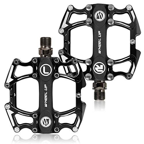 Mountain Bike Pedal : Pair Aluminum Alloy Bicycle Pedal Anti-slip Durable Foot Pedal for Mountain Bike Road Bike Cycling Pedals Bike Accessories