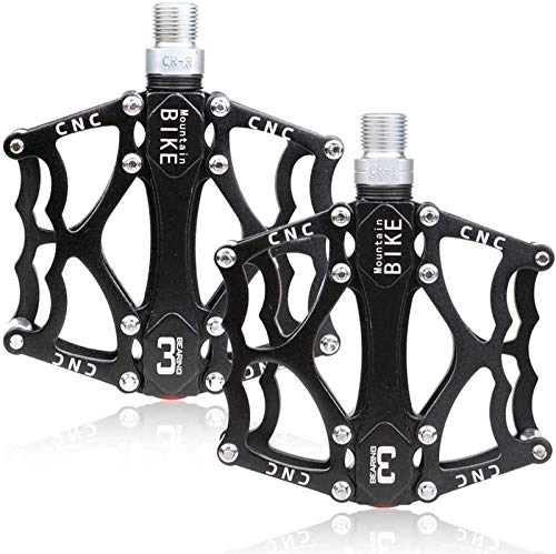 Mountain Bike Pedal : Pair Bike Pedals for MTB Road Bicycle Anti-Slip Ultralight Mountain Bike Pedals Carbon Fiber Cycling Pedals