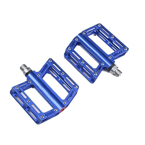 Mountain Bike Pedal : Pair Bike Pedals Lightweight Alloy Mountain Bike Pedal Universal Bike Platform Pedals Blue Suitable for Sports Lovers