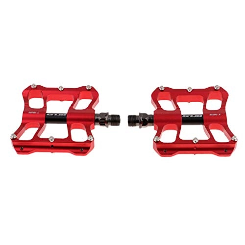 Mountain Bike Pedal : Pair of Mountain Pedal Racing, Pedals for Road Bike Bikes - Red