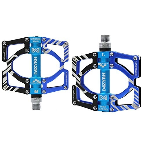Mountain Bike Pedal : Pedals Bike Peddles Road Bike Pedals Mountain Bike Accessories Flat Pedals Bicycle Pedals Bmx Pedals Bike Pedal Bike Accessories Cycling Accessories blue, free size