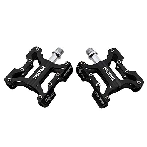 Mountain Bike Pedal : Pedals Mountain Bike Flat Pedals Mtb Road Bike Bike Pedals Bike Pedals Aluminum With 3 Sealed Bearings Super Light And Non-slip For Road Bike Mountain Bikes black, free size