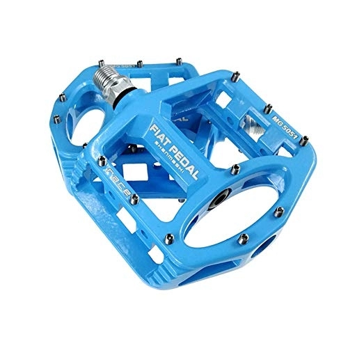 Mountain Bike Pedal : Pedals Mountain Bike Pedals Pedal Anti-skid Nail Is Made Of Chrome-molybdenum Steel, excellent Slip Resistance blue, free size