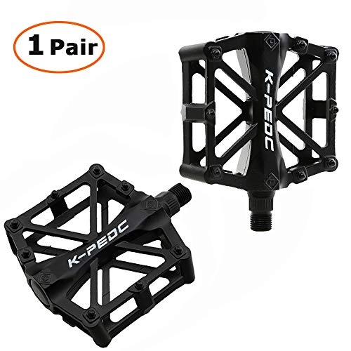 Mountain Bike Pedal : POLILI Bike Pedals Universal 9 / 16" - Mountain Bike Pedals Aluminum Alloy for MTB Lightweight Platform Road Bike Pedals Bicycle Pedals for Travel