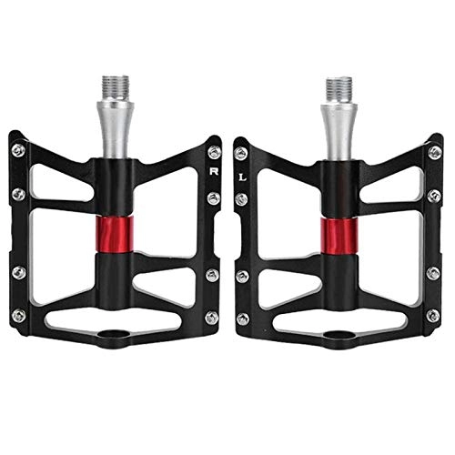 Mountain Bike Pedal : Pwshymi Lightweight Bicycle Replacement Parts Mountain Road Bike Pedals High robustness High durability exquisite workmanship for trail riding(black)