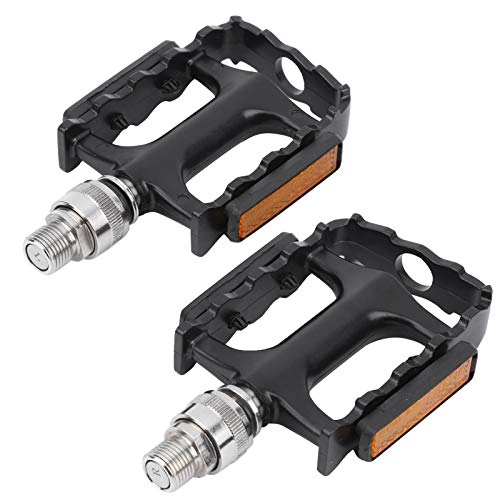 Mountain Bike Pedal : Pwshymi Ultra Light Action Pedals Self‑locking Pedal Durable Bike Replacement Cleats Aluminum Alloy Wide Platform Pedal for Mountain Bike for Road Bike