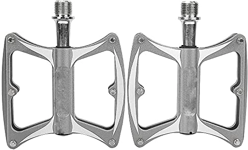 Mountain Bike Pedal : QIANMEI wide pedals 1 Pair Mountain Road Bike Pedals| for Spin Bike, Exercise Bike, MTB and Road Bike, Lightweight Bicycle Pedals