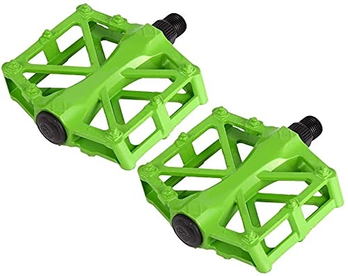 Mountain Bike Pedal : QIANMEI wide pedals Aluminum Cycling Bike Pedals|Anti-slip Cycling Bicycle Pedals|for Road / Mountain / MTB / BMX Bike, Green