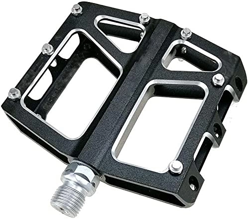 Mountain Bike Pedal : QIANMEI wide pedals Bike Pedals|Aluminum Alloy MTB Pedal with Super Bearing, for Bicycle Mountain Bike Racing, 9 / 16 Inch