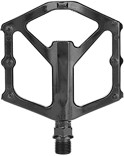 Mountain Bike Pedal : QIANMEI wide pedals Mountain bike pedals| for Spin Bike, Exercise Bike, MTB and Road Bike|Aluminum Alloy Non-slip Universal Bicycle Platform Pedals
