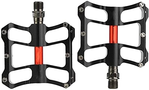 Mountain Bike Pedal : QIANMEI wide pedals Road Bike Pedals|Aluminium Alloy Mountain Road Bike Lightweight Pedals|For Exercise Bike Outdoor Bicycles