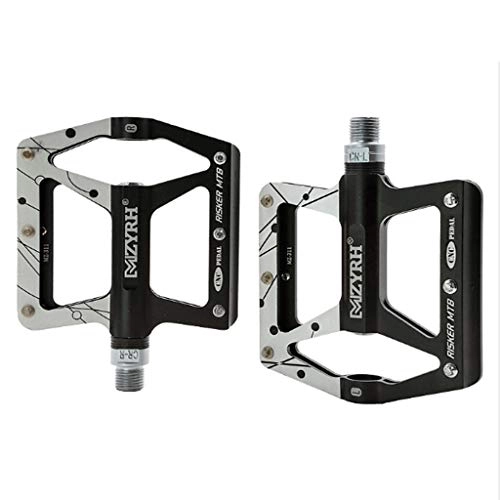 Mountain Bike Pedal : QJKai Mountain Bike Pedals, 3 Sealed Bearings 9 / 16 Bicycle Pedals High-Strength Non-Slip CNC Aluminum Alloy Bicycles Platform Pedals For MTB BMX Bikes Road Cycling