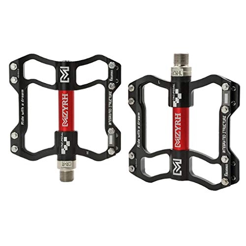 Mountain Bike Pedal : QJKai Mountain Bike Pedals Flat Pedals Lightweight CNC Aluminum Alloy Bicycle Platform Pedals Universal 9 / 16" Pedals Sealed Bearing For Road MTB BMX Most Bicycle (Color : D)