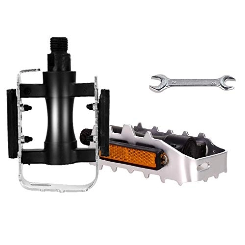 Mountain Bike Pedal : qlly Bicycle Pedal Pair Of Black Bike Pedals Bicycle Child Cycling Bike Pedals, New Aluminum Antiskid Durable Mountain Bike Pedals Road Bike Hybrid Pedals Bike Pedal Mountain Bicycles Pedals