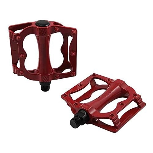 Mountain Bike Pedal : QXFJ Lightweight Bike Pedals Mountain Bike Pedals Aluminum Alloy Pedals One-Piece Aluminum Alloy Pedals For Ultralight Mountain Dead Fly Road Bikes Bicycle Pedals