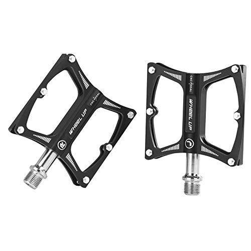 Mountain Bike Pedal : QYWSJ Bicycle Cycling Bike Pedals, New Aluminum Antiskid Durable, Mountain Bike Pedals Road Bike Hybrid Pedals, for Mtb, Road Bicycle, Bmx, City And Trekking