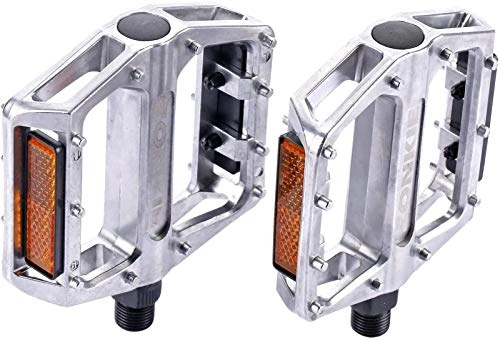 Mountain Bike Pedal : RENFEIYUAN Bike Pedals, Mountain Bicycles Pedals Flat Aluminum Alloy Platform Sealed Bearing Axle 9 / 16 Inch cycle pedals