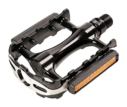 Mountain Bike Pedal : Retrospec Bicycles MTB Summit Warrior Mountain Bike Pedals, Silver and Black