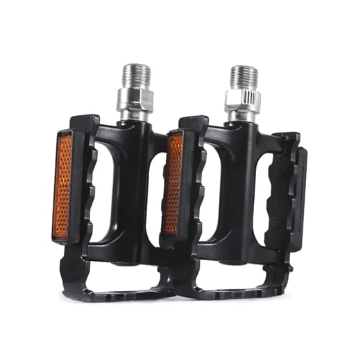 Mountain Bike Pedal : Road Bicycle Pedals Aluminum Alloy Anti-slip Reflective Lightweight Mountain Bike Bearing Pedal Road Bicycle Accessories