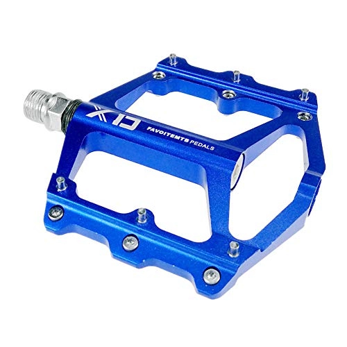 Mountain Bike Pedal : Road Bike Pedals Bicycle Pedals Mtb Pedals Flat Pedals Bike Pedals Metal Pedals For Mountain Bike Pedals For Road Bike Metal Pedals Bike Accessories Mountain Bike Pedals blue, free size