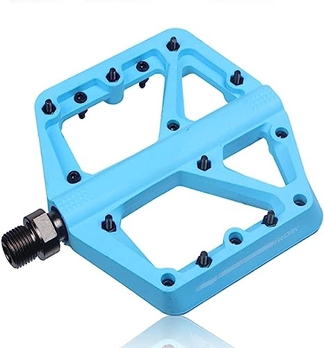 Mountain Bike Pedal : road bikepedals, cycling pedals, Mountain Bike Nylom Pedal Mountain Road Platform Pedal Parts Anti-Slip (Color : Blauw, Size : 11.2x11.5x1.25cm)