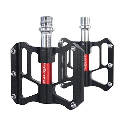 Mountain Bike Pedal : Road / MTB Bike Pedals - Aluminum Alloy Bicycle Pedals -Non-Slip 9 / 16 Inch Bicycle Platform Flat Pedals for Mountain MTB Bike