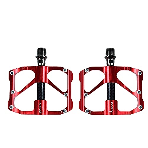 Mountain Bike Pedal : ROADNADO Bicycle Pedals Bicycle Pedals Carbon Fibre 3 Bearings Non-Slip Ultralight Mountain Bike with MTB Road and Other Bicycles Trekking Pedals