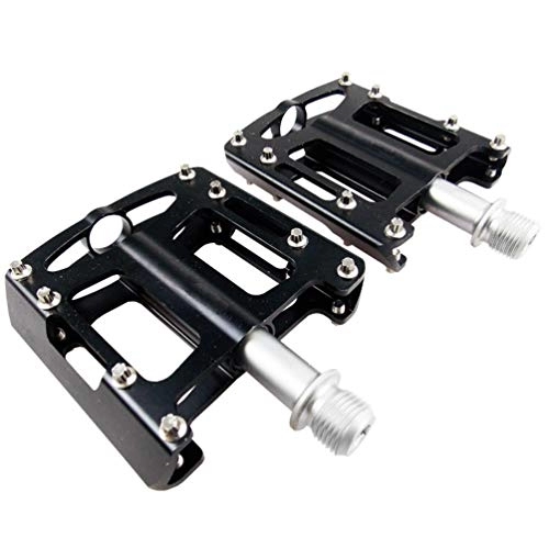 Mountain Bike Pedal : RONGJJ Aluminum Mountain Bike Pedal, Non-slip Aluminum Pedals, Bicycle Pedal wIth Bearing, General Highway Bicycle Accessories Stable