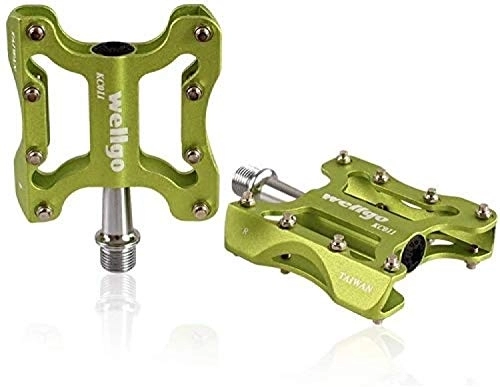 Mountain Bike Pedal : RONGJJ Bicycle Pedals Aluminum Bearing Mountain Bike Pedals Road Bike Pedals With 8 Skid Pins - Dustproof And Non-slip Bicycle Platform Pedals, A3