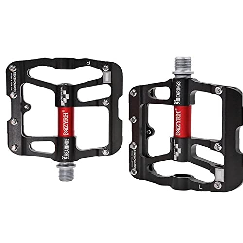Mountain Bike Pedal : Ruluti 1set Plastic Bicycle Pedals for Spinning Bikes Exercise Bikes Mountain Bikes and Road Bikes 9 / 16 Inches