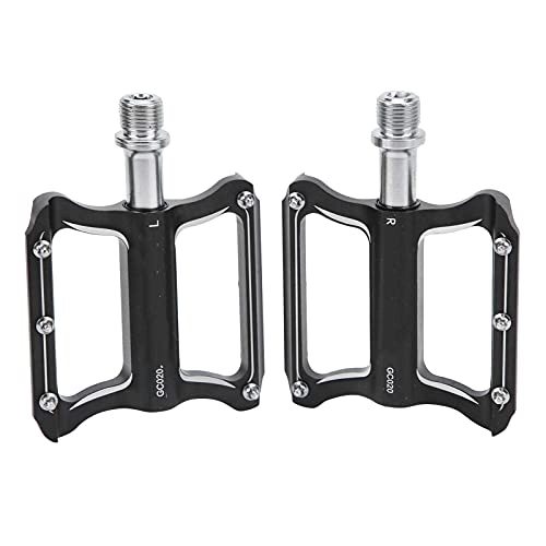 Mountain Bike Pedal : SALUTUY Bicycle Platform Flat Pedals, NOn‑Slip Pedals Aluminum for Mountain Bikes and Road Bikes.