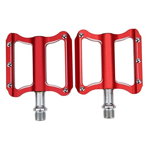 Mountain Bike Pedal : SALUTUY GUB GC020‑DU Bicycle Cycling Bike Pedals, GUB GC020‑DU Bicycle Pedals Light Weight and High Strength for Road Bike Mountain Bike(red)